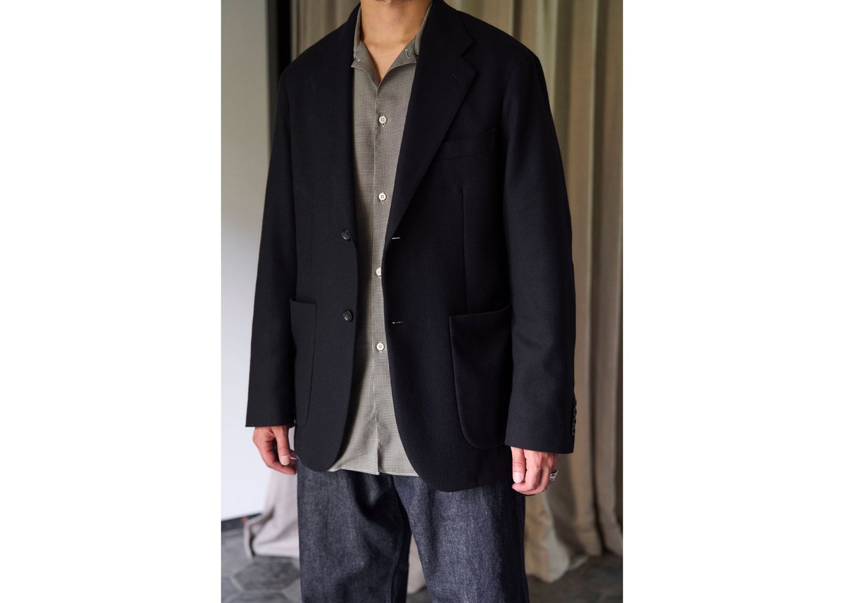 MAATEE&SONS 育てるCASHMERE 等半袖 UNCONSTECTED JACKET