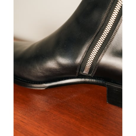 Post Production Side Zip Boots "Italian calf"