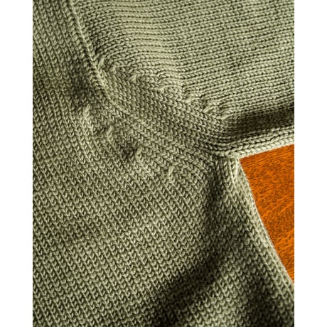 Olde H & Daughter Ex. WOOSTED WOOL DRIVERS KNIT JACKET