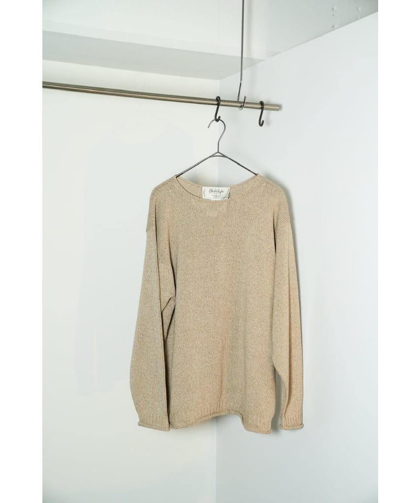 Olde H&Daughter SILK COTTON BOAT NECK P/O | Mus