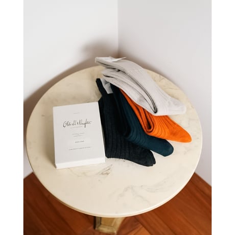 Olde H & Daughter CASHMERE RIB SOCKS