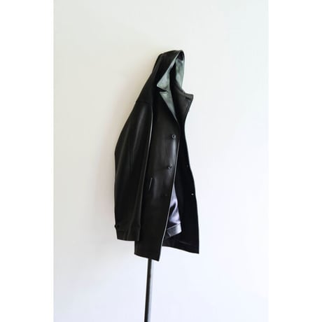 MAATEE&SONS LAMB LEATHER ARMY JACKET