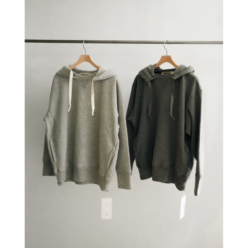 SLOPESLOW WOOL FRENCH TERRY ハーフジップ half zip top - Cotton/Linen Light French terry - | Slopeslow