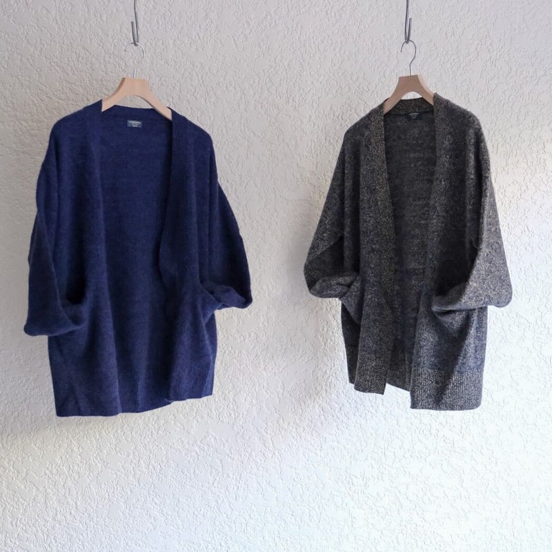 MAATEE&SONS Ex. CASHMERE SHAGGY 2 N/B CARDIGAN