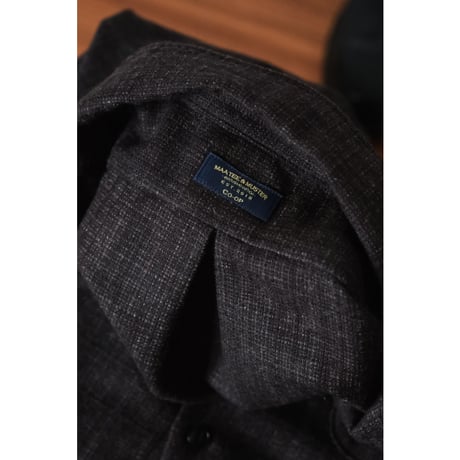 MAATEE&SONS Ex. "DEAD STOCK CASHMERE001" OPEN COLLAR SHIRTS