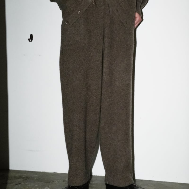 WALENODE innocent YAK Wide tapered pants | Mus