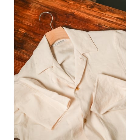 MAATEE&SONS "LINEN SILK二重織り" SHIRT JACKET