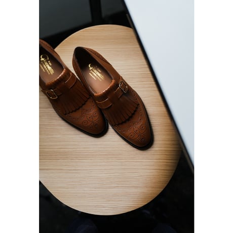 F.LLI Giacometti FG462 ROSSA (WING-TIP MONK SLIP-ON)