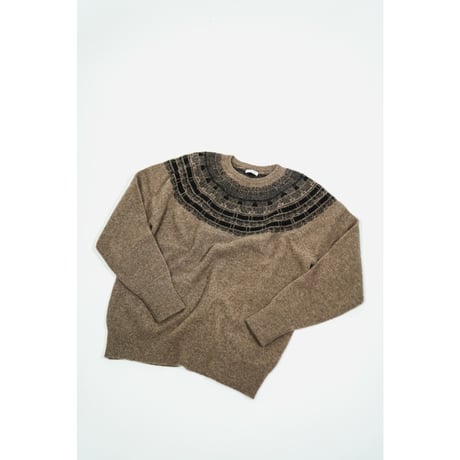 WALENODE "Innocent YAK" Circular yoke sweater