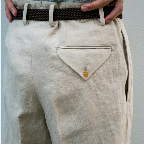 MAATEE&SONS Ex. SHIRAHAMA "Italian 生Hemp Gabardine"