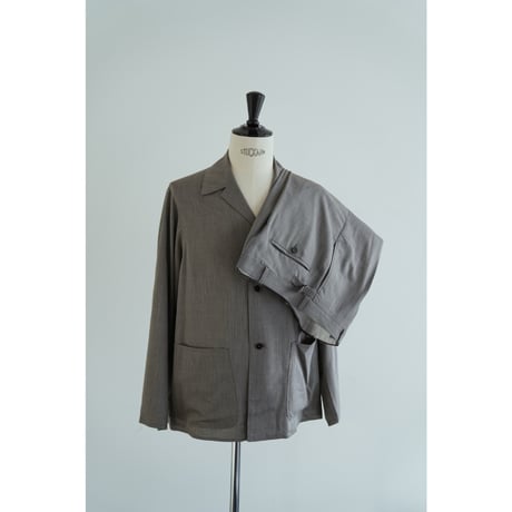 MAATEE&SONS SHIRTS JACKET "SHARK SKIN PANE"