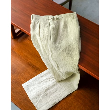 MAATEE&SONS Ex. SHIRAHAMA "Italian 生Hemp Gabardine"