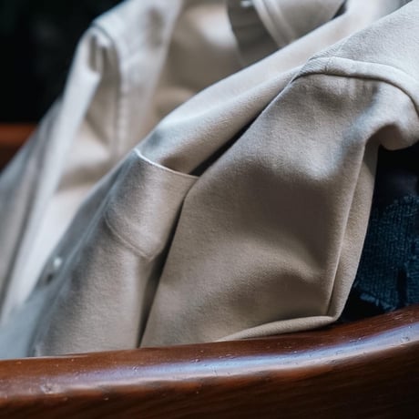 RAKINES Cotton work flannel B.D. shirt