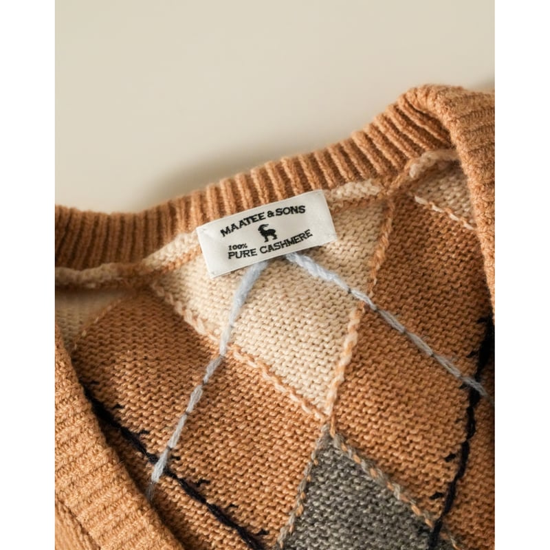 MAATEE&SONS Ex. CASHMERE CARDIGAN MAATEE&SONS Ex.Cashmere shaggy
