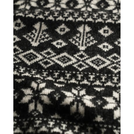 MAATEE&SONS CASH JACQUARD P/O SWEATER "FAIR ISLE"