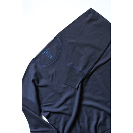 Olde Homesteader "YOUTH" Ex. CASHMERE INTERLOCK CREW NECK LONG SLEEVE