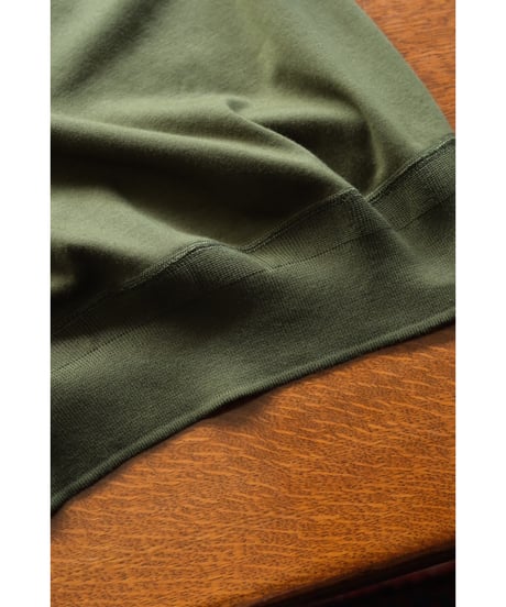 Olde Homesteader INTERLOCK MIL MOCK NECK LONG SLEEVE