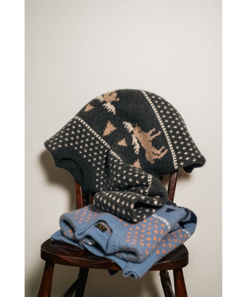 MAATEE&SONS CASH JACQUARD P/O SWEATER MAATEE&SONS CASH JACQUARD P/O SWEATER