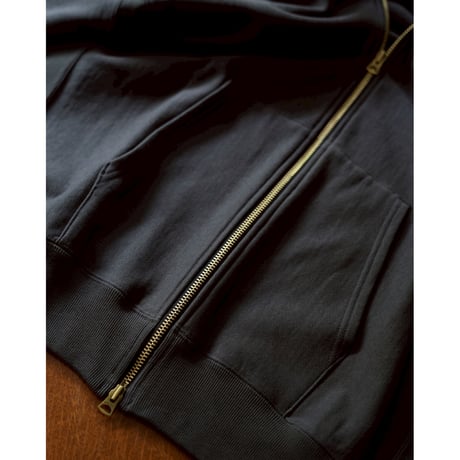 ULTERIOR Ex. FADED SILKY TERRY RW SWEAT FULL ZIP HOODIE