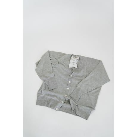 Olde H&Daughter LINEN SILK PLAIN STITCH V NECK C/D