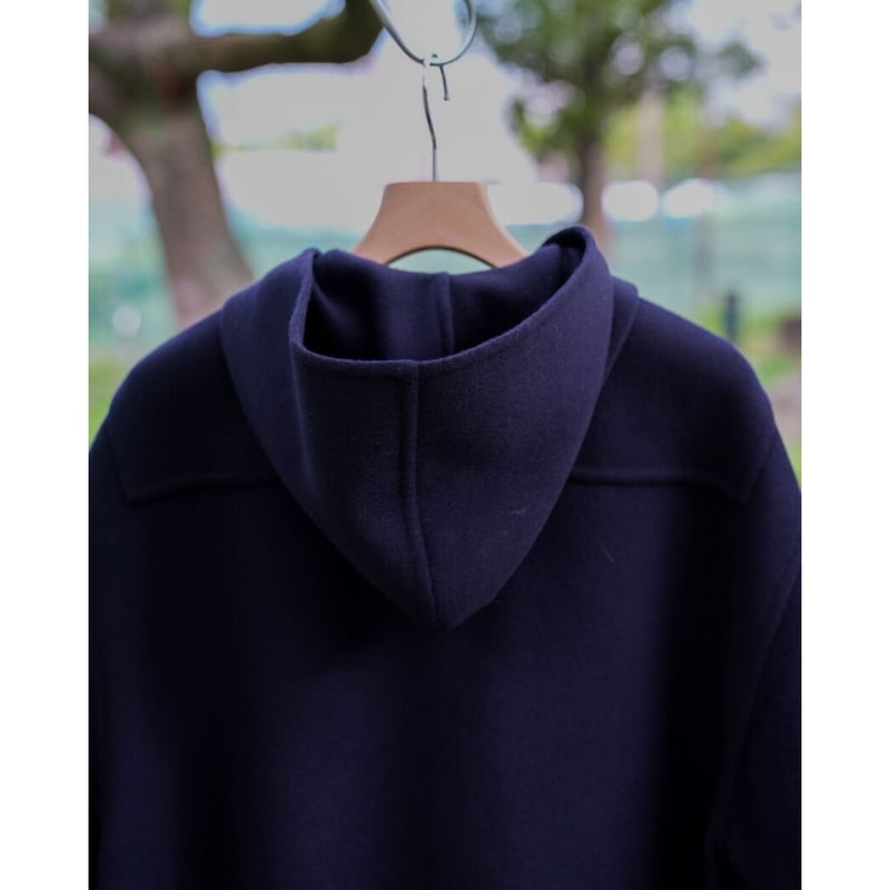 POSTELEGANT Cashmere Rever Hooded Coat | Muster