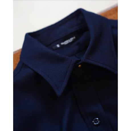 MAATEE&SONS Ex. TASMANIAN MERINO WOOL 3本撚り極上FLANNEL WORK SHIRT