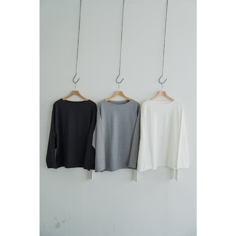 nonnotte Ex. "Hard Twist Balance Jersey" Oversized Basque Long Sleeve