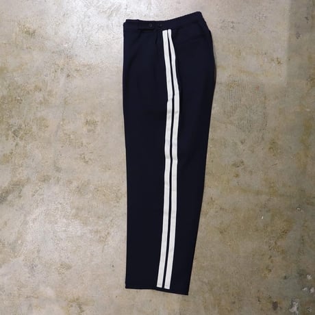 RAINMAKER Ex. PONTE ROMA PLEATED SIDE STRIPES TROUSERS