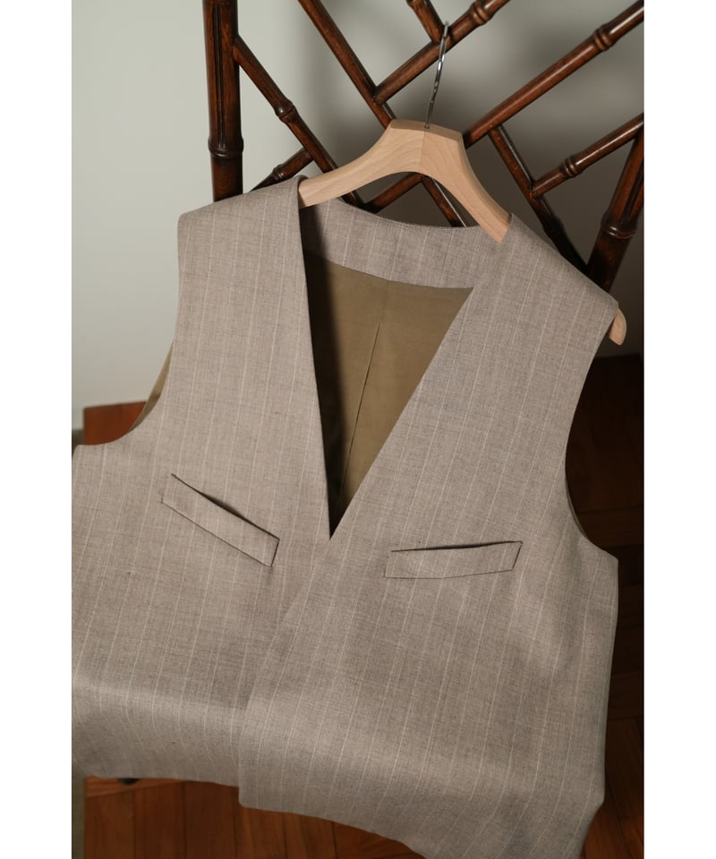 LEA BOBERG D.W. VEST - JP WOOSTED SERGE | Muste
