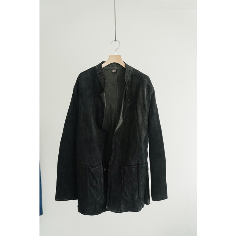 barbell object Ex. dyed leather jk | MusterWerk
