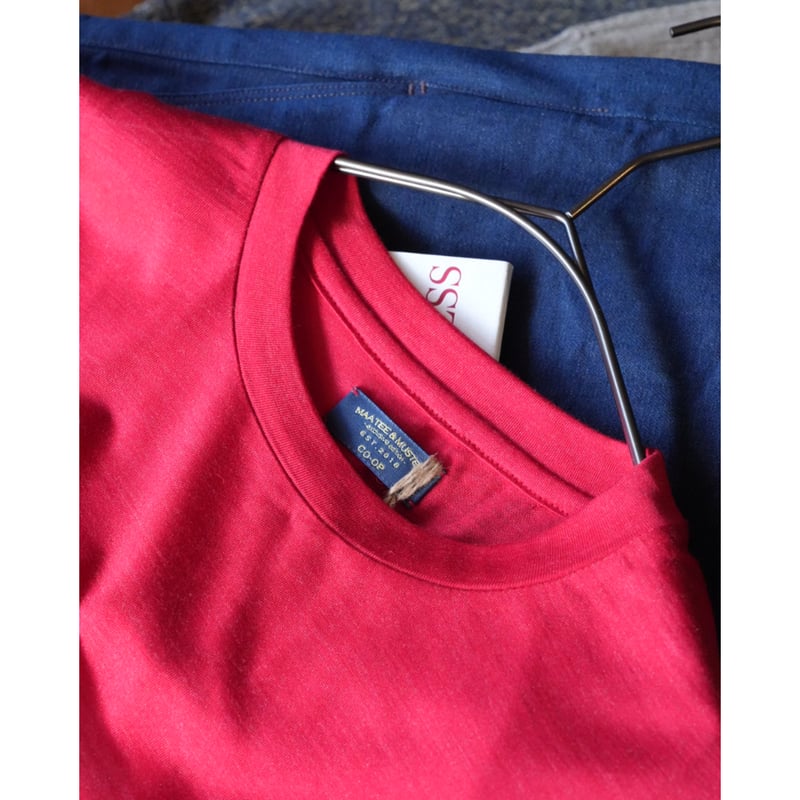 MAATEE&SONS Ex. WASHABLE SILK POCKET-TEE | Must