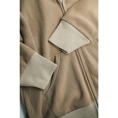 YE OLDE & NEW MAN TERRYBACK JERSEY HOODED FULL ZIP TOP