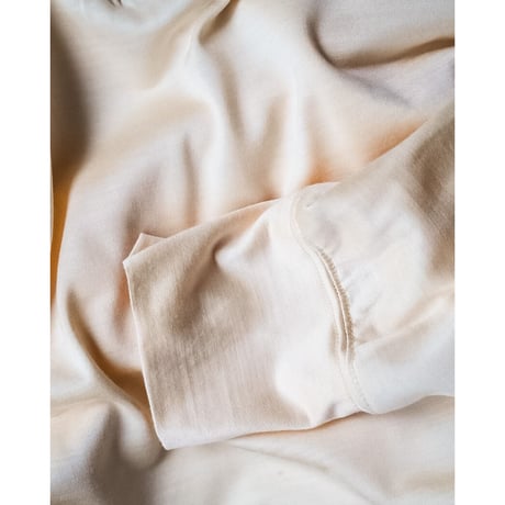 MAATEE&SONS Ex.240/2 SILK PIQUE HENRY TEE L/S