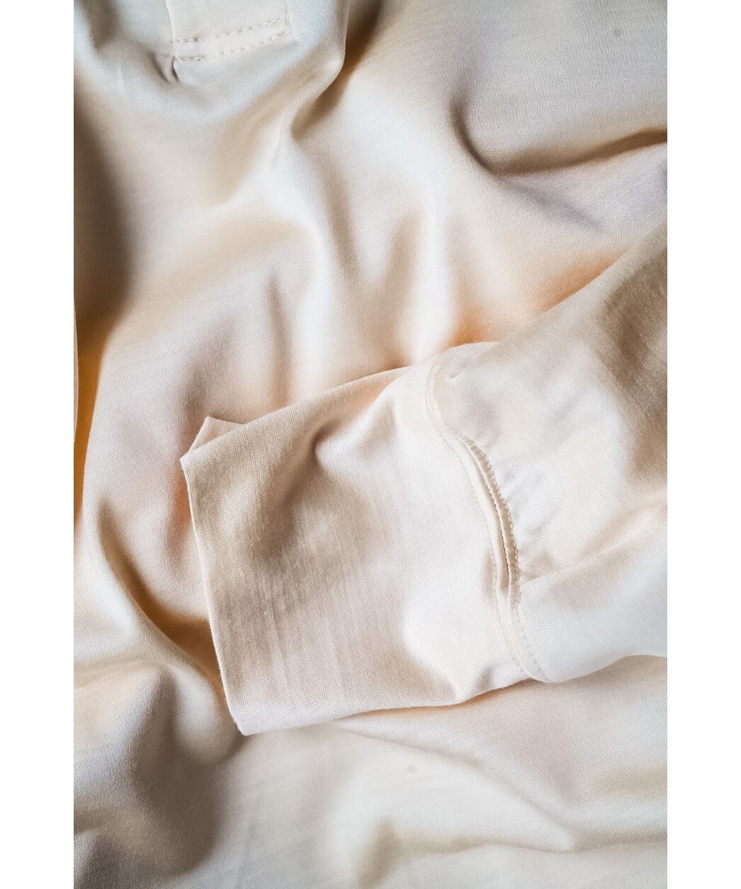 MAATEE&SONS Ex.240/2 SILK PIQUE HENRY TEE L/S |