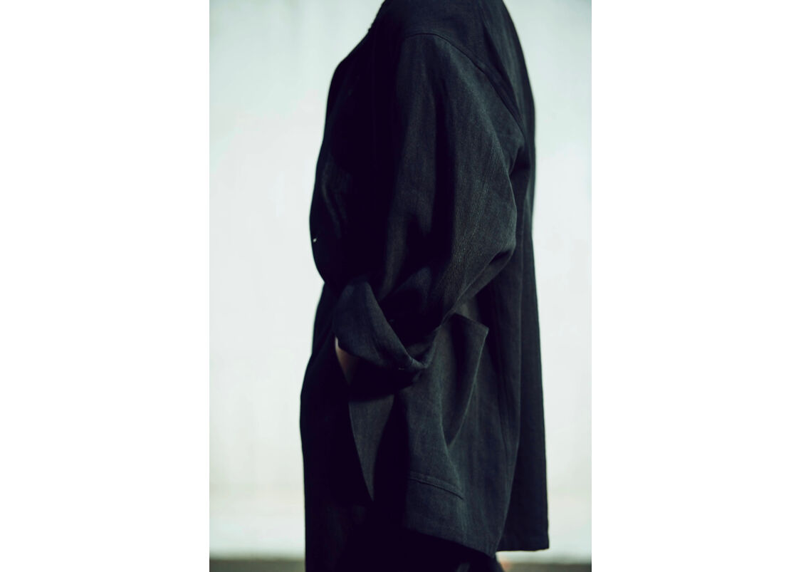MAATEE&SONS 超強撚LINEN COVER ALL JACKET