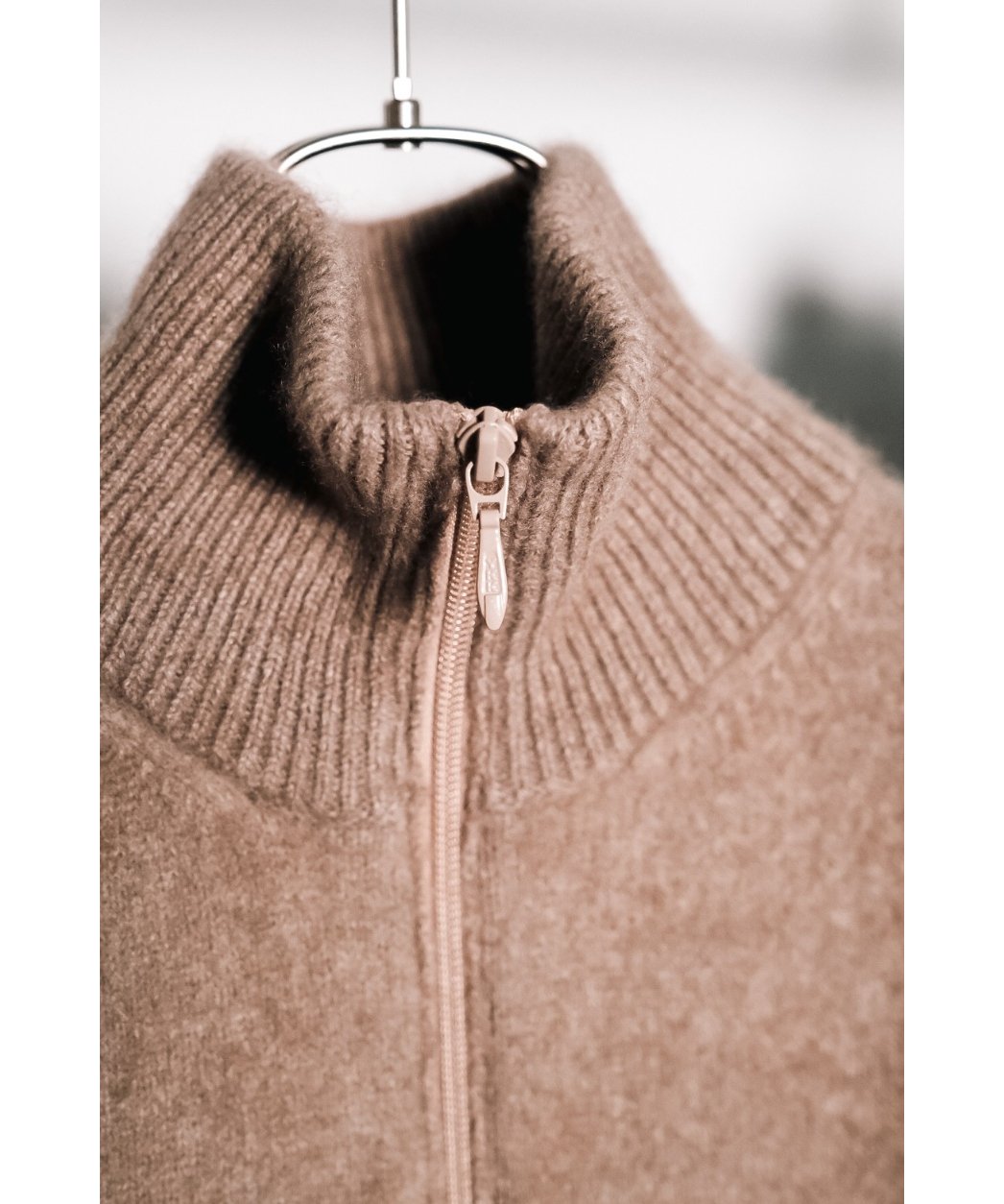 MAATEE&SONS CASHMERE 強圧縮 ZIP VEST 