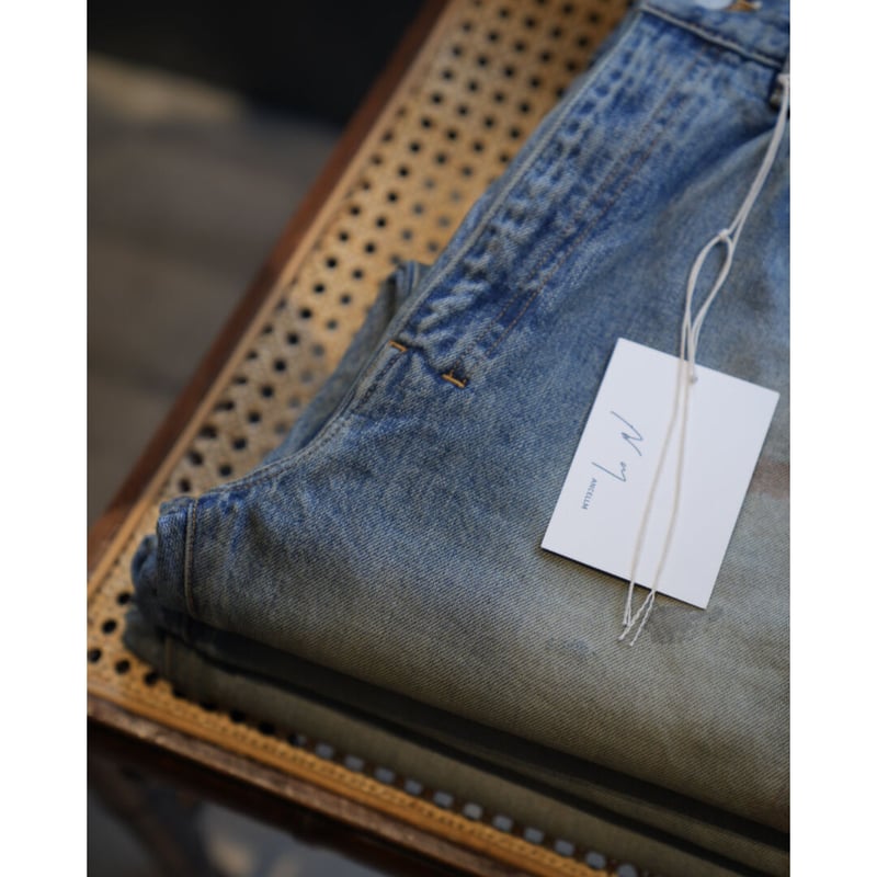 ANCELLM SELVEDGE DENIM STRAIGHT 5P PANTS | Must
