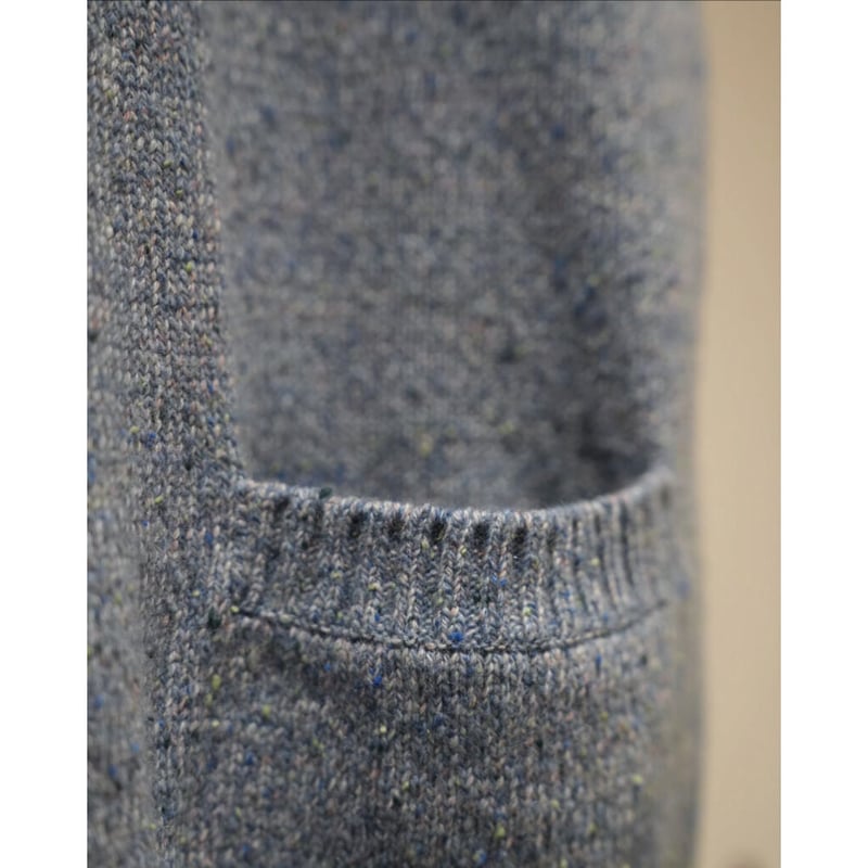 MAATEE&SONS Ex. COLOR NEP CASHMERE CARDIGAN | M