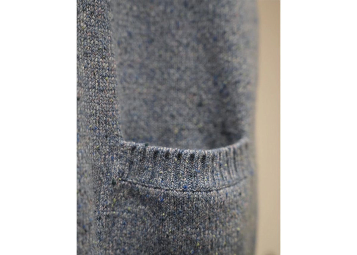 MAATEE&SONS Ex.COLORNEP カーディガン MAATEE&SONS Ex. COLOR NEP CASHMERE CARDIGAN | M