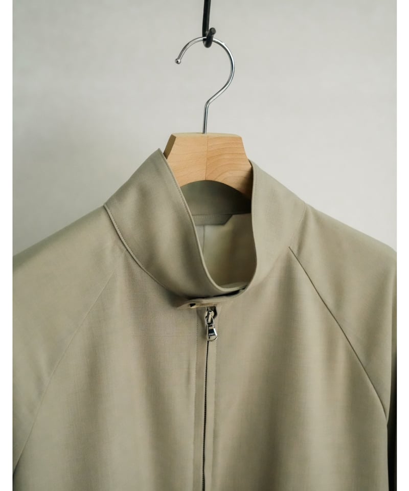 ジャケット・アウター The CLASIK DORMEUIL MINIMAL COLLARLESS The CLASIK DORMEUIL TONIK WOOL HARRINGTON | Mus