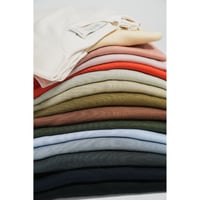 【more variation】Olde H & Daughter SILK PLAIN STITCH CREW NECK P/O