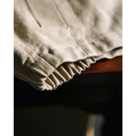 THE CLASIK LINEN HEMP TWILL SHARK COLLAR JACKET