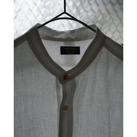 MAATEE&SONS Ex. "極上LINEN薄" PULL OVER SHIRT
