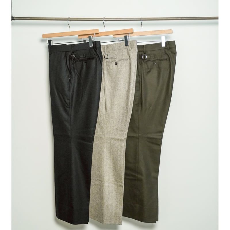 RAINMAKER SEMI FLARED TROUSERS | MusterWerk