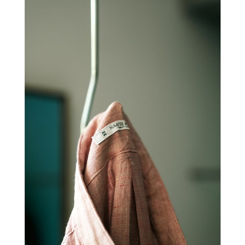 サイズ3 マーティーアンドサンズ リネンフリンジシャツ 鉄焙煎 MAATEE&SONS LINEN FRINGE SHIRTS 鉄焙煎 | MusterWerk