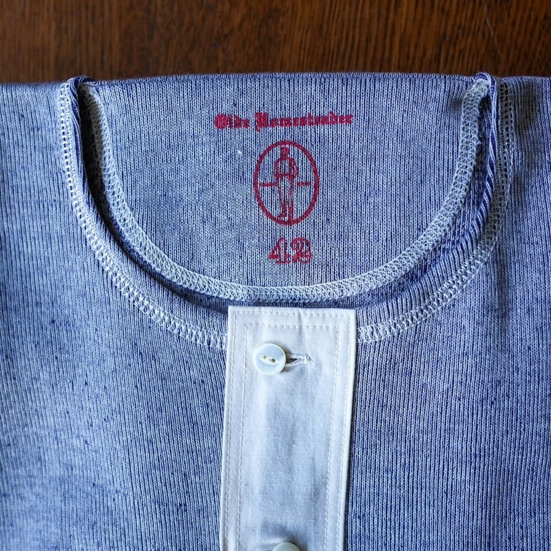 Olde Homesteader INTERKNIT RIB HENLEY NECK SHOR