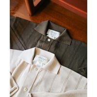Olde H&Daughter "JYARI-JYARI SILK" SHIRTS C/D