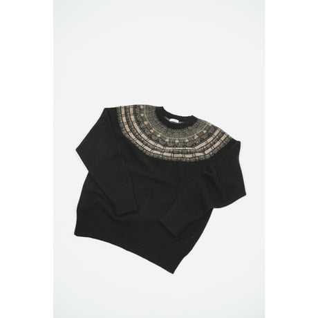 WALENODE "Innocent YAK" Circular yoke sweater