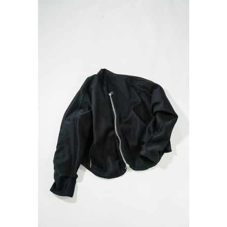 【26AW受注】Human Beings.  "Figured Bomber Jacket"-粘土-