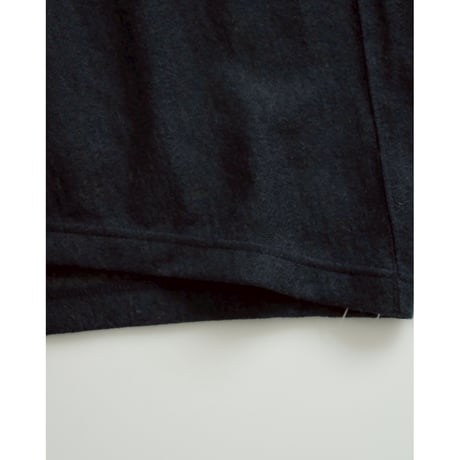nonnotte "Super 120s Light Inlay Melton" Draping C/N Pullover